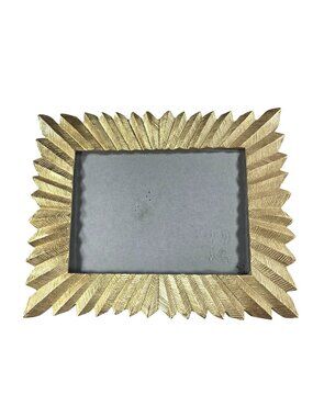 Gold Chevron Leaf Photo Frame 5x7 Concepts In Time  sunburst Table decor